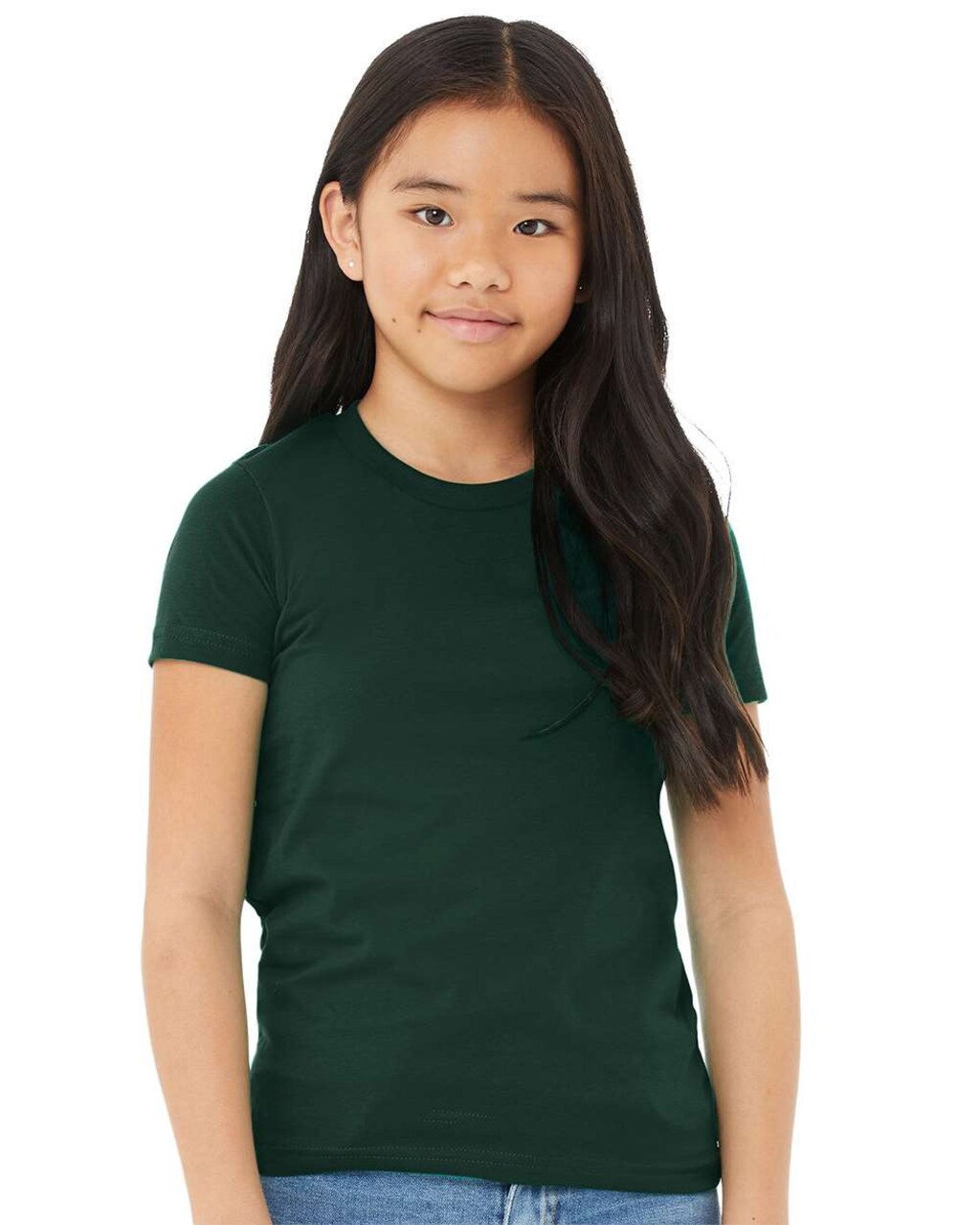 6 Pack BELLA+CANVAS® Youth Jersey Tee 3001Y for School, Sports & Custom Printing Unisex Cotton Kids Shirt Bundle